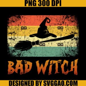 Vintage Bad Witch Halloween PNG, Bad Witch PNG