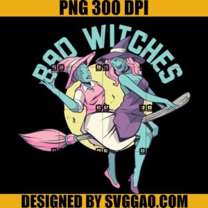 Bad Witches PNG, Funny Halloween Witch PNG