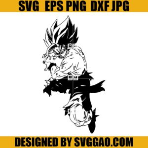 Goku Kamehameha SVG, Goku Super Saiyan SVG
