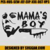 Mama’s Boy Embroidery Design, Michael Myers Mama Boy Embroidery, Horror Film Halloween Embroidery Machine