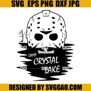 Camp Crystal Lake SVG, Jason Voorhees SVG, Friday the 13th SVG