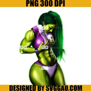 She Green Angry Girl PNG, She Hulk PNG, SuperHero PNG