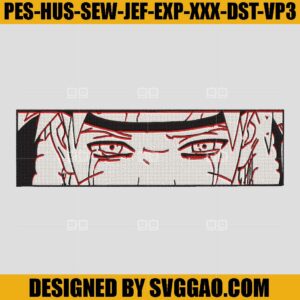 Naruto Uzumaki Embroidery Desogn, Uzumaki Anime Embroidery File