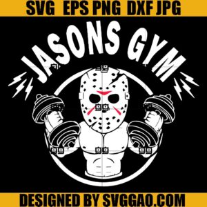 Jasons Gym SVG, Horror Movie SVG, Movie Halloween SVG