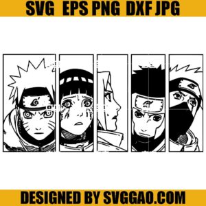 Naruto Hinata SVG, Kakashi SVG, Naruto SVG, Anime SVG