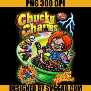 Chucky Charms V2 PNG, Chucky Halloween PNG