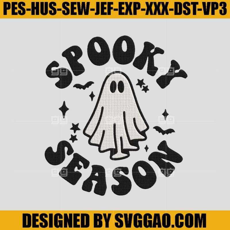 Spooky Embroidery Design Trick Or Treat Embroidery Machine