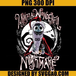 Wonderfull Nightmare PNG, Santa Jack Skellington PNG