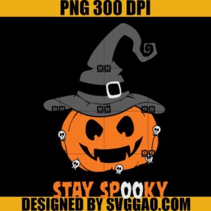 Stay Spooky Pumpkin PNG, Halloween PNG, Pumkin Witch PNG