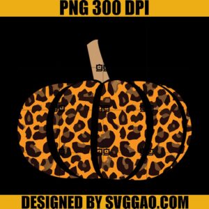 Thanksgiving Pumpkin PNG, Pumpkin Leopard PNG