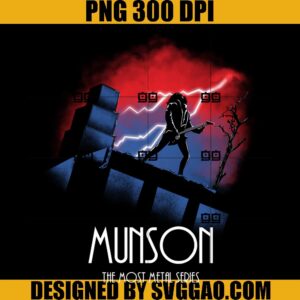 Munson The Most Metal Series PNG, Eddie Munson PNG, Stranger Things PNG