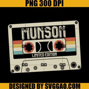 Munson PNG, Limited Edition PNG, Stranger Things PNG
