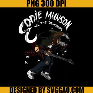Eddie Versus the Demobats PNG, Stranger Things PNG