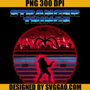 Eddie Munson Rocking In The Upside Down PNG, Vecna Stranger Things PNG