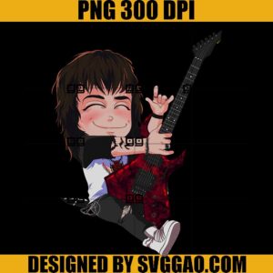 Eddie And His Guitar PNG, Stranger Things PNG