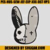 Bad Bunny Embroidery Design Bad Bunny Halloween Embroidery Machine File