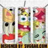 Sponge Squad 20oz Skinny Tumbler Designs, Sublimation Designs PNG 2 Sponge Squad 20oz Skinny Tumbler Designs Sublimation Designs PNG