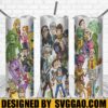 Rick & Morty Cast INKTOBER 20oz Skinny Tumbler Designs, Sublimation Designs PNG 1 Rick Morty Cast INKTOBER 20oz Skinny Tumbler Designs Sublimation Designs PNG