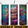 Brain Monster Alien 20oz Skinny Tumbler Designs, Sublimation Designs PNG 2 Brain Monster Alien 20oz Skinny Tumbler Designs Sublimation Designs PNG 1