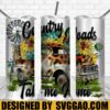 Country Roads Take Me Home Tumbler Wrap PNG Sunflower Truck 20oz Skinny Tumbler Designs Sublimation Designs PNG