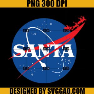 Santa Christmas PNG, Nasa Christmas PNG