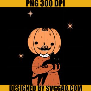 Pumpkin Friend PNG, Pumkin Cat Halloween PNG