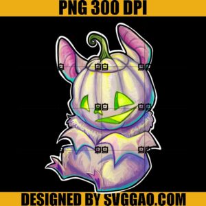 Pastel Pumpkin Bat PNG, Pumpkin Bat PNG