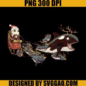 Panda Claus With Pengdeer And Orcadolph PNG, Santa Christmas PNG