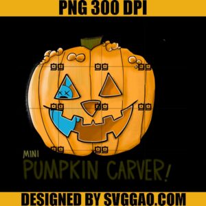 Mini Pumpkin Carver PNG, Halloween Pumpkin PNG