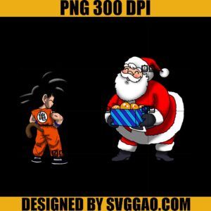 Goku Santa Christmas PNG, Santa Goku Dragon Ball PNG