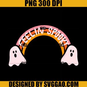 Feelin' Spooky PNG, Boo Halloween PNG