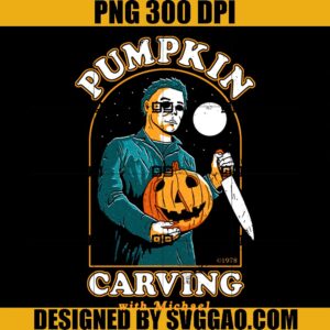 Carving With Michael PNG, Pumkin Carving With Machael PNG