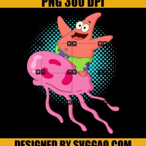 Patrick Jellyfish PNG, Cartoon Patrick PNG