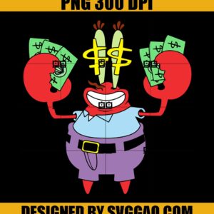 Mr. Krabs PNG, Mr Karbs Money PNG