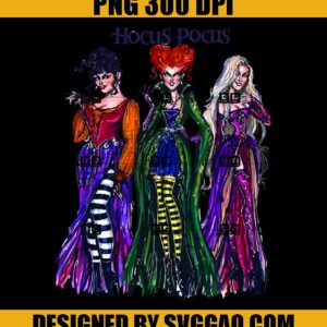 Hocus Pocus Fanart PNG, Witches Halloween PNG