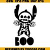 Boo Stitch SVG, Skeleton Stitch SVG, Halloween Disney SVG 1 Boo Stitch SVG Skeleton Stitch SVG Halloween Disney SVG