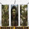 She Hulk 20oz Skinny Tumbler Designs, Sublimation Designs PNG 1 She Hulk 20oz Skinny Tumbler Template PNG Disney She Hulk Tumbler Template PNG