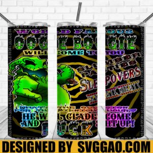 OogieBoogieVSICP Tumbler Wrap PNG, Halloween 20oz Skinny Tumbler Designs, Sublimation Designs PNG