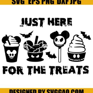 Treats Disney Halloween SVG, Mickey Minnie SVG