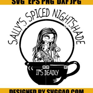 Sally's Spiced Nightshade SVG, Sally's SVG, Halloween SVG