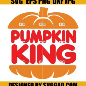 Pumpkin King SVG, Happy Halloween SVG