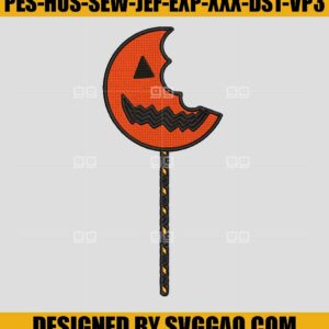 Sam Lollipop Embroidery Design, Trick Of Treat Embroidery File, Halloween Embroidery