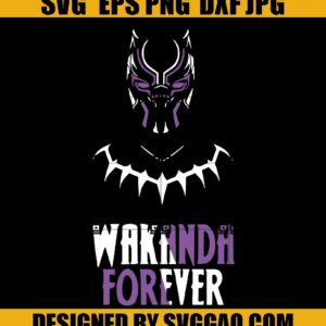Marvel Black Panther SVG, Wakanda Forever SVG