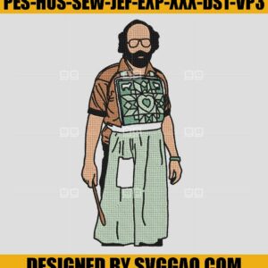 Murray Season 4 Embroidery Design, Stranger Things Embroidery File