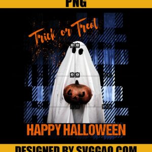 Trick Or Treat PNG, Happy Halloween PNG, Boo With Pumpkin PNG