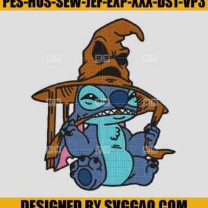 Stitch Witch Embroidery Design, Halloween Stitch Embroidery File