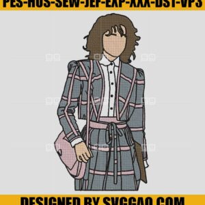 Nancy Season 4 Embroidery Design, Stranger Things Embroidery File