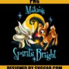 Making Spirits Bright PNG, Boo With Deer PNG, Halloween PNG