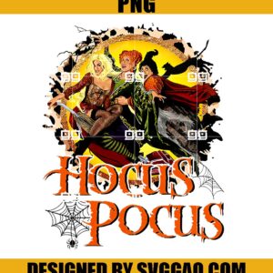 Hocus Pocus PNG, Leopard Hocus Pocus Halloween PNG