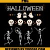 Halloween Party Dance PNG, Skeleton Dance PNG, Funny Halloween PNG